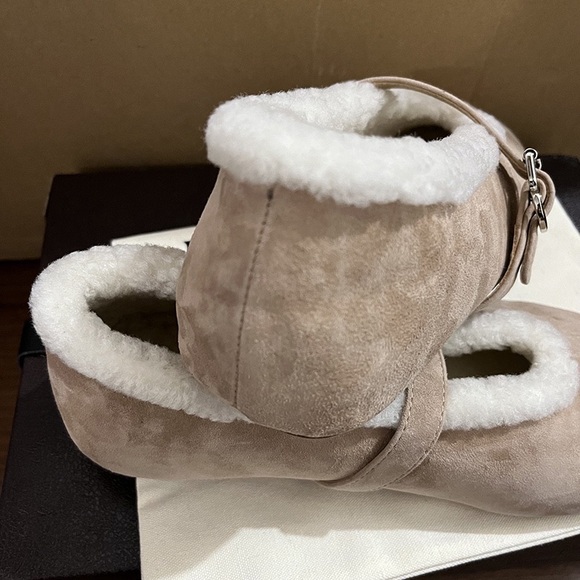 Alaïa Fleece-Lined Mary Jane Shoes Size EU 38 - Picture 9 of 9